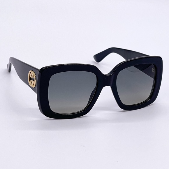 NEW GUCCI GG0141SN 001 SQUARE WOMEN SUNGLASSES GUCCI - Picture 5 of 13